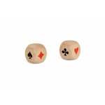 Accessoires belote - dé d'atout en bois Accessoires belote - dé d'atout en bois