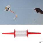 Accessoires de cerf - volant de haute qualit, bobine de 30 lb, ligne torsade de 500 pieds, hxx