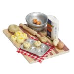 Accessoires de cuisine de maison, mini ptisserie, nouilles, farine, planche de fabrication, dcoration ...