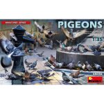 Accessoires de dioramas : pigeons - mini art
