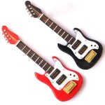 Accessoires pour maison de poupe 1:12, simulation de guitare electrique miniature, modle de maison ...