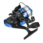 Accessoire de matriel de moulinet de pche lger  placage en plastique d'eau douce (bleu)