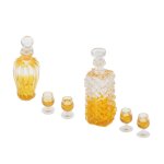 Accessoires miniatures pour maison de poup�e 1:12, bouteille de whisky et de vin et tasse, pub et bar ...