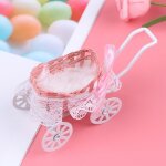 Accessoires miniatures pour maison de poupe, mini landau en mtal, simulation modle de brouette, jouets ...