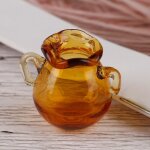 Accessoires miniatures pour maison de poupe, mini pot de jus de fruits en verre, simulation de bouilloire, ...