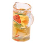 Accessoires miniatures pour maison de poupée, mini tasse de thé aux fruits en résine, simulation de boissons ... Accessoires miniatures pour maison de poupée, mini tasse de thé aux fruits en résine, simulation de boissons ...