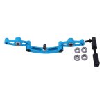 Accessoires de mise a niveau de voiture rc en alliage d'aluminium, roulement a billes, ensemble de direction ...