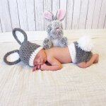 Accessoires de photographie pour bbs, ensemble de vtements pour bbs garons et filles, chapeau en ...