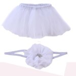 Accessoires de photographie pour nouveau - n, costume princesse pour bb, jupe tutu, bandeau, accessoires ...