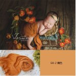 Accessoires de photographie pour nouveau - n, couverture pour bb, emmailloter, mohair doux, rond, ...