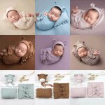 Accessoires de photographie pour nouveau - ns, ensemble de sacs envelopps pour garons et filles, vtements ...