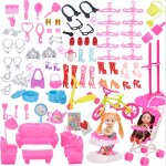 Accessoire pour poupées, 118 pièces vetements poupee mini vêtements accessoire chaussures cintres fashionistas ... Accessoire pour poupées, 118 pièces vetements poupee mini vêtements accessoire chaussures cintres fashionistas ...