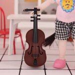 Accessoires de poup�e d'instruments musicaux miniatures, bricolage pour enfants, violon cadeau pour la ...