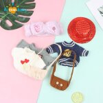 Accessoires de poup�es en peluche de 30cm, v�tements a capuche, motif canard, chien, caf�, dessin anim�, ...