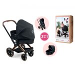 Mes accessoires poupons corolle bb36 / 42 cybex priam - landau noir 3 en 1