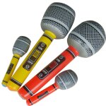 Accessoires de scène de microphone gonflable, accessoires de piscine d'été, jouets pour enfants, microphone ... Accessoires de scène de microphone gonflable, accessoires de piscine d'été, jouets pour enfants, microphone ...