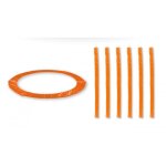 Accessoires trampoline pack relooking trampoline 10ft - 305cm - 6 perches - orange