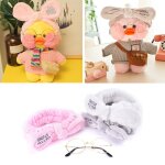 Accessoires de v�tements en peluche de canard lalafanfan, 30cm, bandeau, lunettes, tenue, jouet en peluche, ...