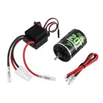 Accessoires de modle de voiture etanche, couple elev, moteur durable bross 540 avec esc a brosse noire ...
