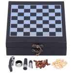 En acier inoxydable ouvreur de vin jeu d'�checs de conception avec bo�te scell�e facile a utiliser multifoncti ...