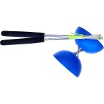 Acrobat - set 105 diabolo en caoutchouc bleu + b�tons en aluminium