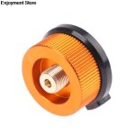 Adaptateur en aluminium pour camping et randonn�e, equipement de plein air, valve de gaz plate, cartouche ...