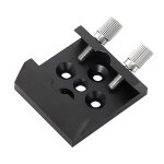Adaptateur de de base de lunette de recherche de tlescope, base plate pour fente en queue d'aronde, ...