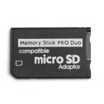 Adaptateur , carte - sd / - sdhc tf vers carte memory stick pro duo pour adaptateur de carte psp