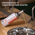 Adaptateur de cartouche de gaz propane, poêle à propane de camping, adaptateur de connexion de réservoir ... Adaptateur de cartouche de gaz propane, poêle à propane de camping, adaptateur de connexion de réservoir ...