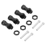 Adaptateur de conversion hexagonal d'extension de roue en mtal rc 12mm  17mm, largisseur 30mm pour ...