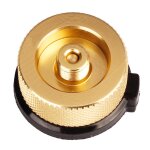 Adaptateur de cylindre de bouteille de gaz, pole de camping en plein air, connecteur d'arrt automatique, ...