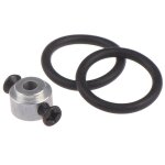 Adaptateur economiseur d'h�lice rc, diam�tre de trou de 3. 17mm, joint torique en caoutchouc noir