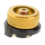 Adaptateur de gaz butane pour r�chaud de camping, convertisseur de cartouche de carburant, br�leur de ...