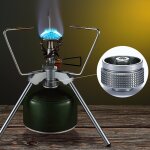 Adaptateur de gaz en mtal, pole de camping, bote de valve, convertisseur de propane, pour barbecue, ...