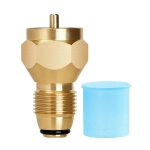 Adaptateur de recharge de propane, bouteille de gaz lp coupleur de r�servoir, valve ext�rieure, connecteur ...