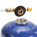 Adaptateur de recharge de propane pour cuisinire  gaz de camping en plein air, adaptateur de bouteille ...