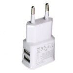 Adaptateur secteur 1a portable double usb, chargeur de téléphone portable, prise electrique, voyage intelligen ... Adaptateur secteur 1a portable double usb, chargeur de téléphone portable, prise electrique, voyage intelligen ...