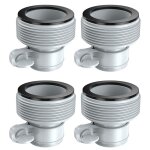 Adaptateur de tuyau de piscine 4 pièces 1, 25 pouce a 1, 5 pouce adaptateur de tuyau de type b pince ... Adaptateur de tuyau de piscine 4 pièces 1, 25 pouce a 1, 5 pouce adaptateur de tuyau de type b pince ...