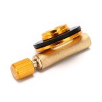 Adaptateur de valve gonflable en acier inoxydable, bouteille de gaz liqu�fi� en plein air, commutation ...