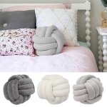Adorable coussin boule nou�e 20 cm ¿ coussin en peluche douce pour d�coration int�rieure, si�ge auto, ...
