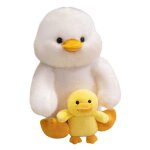 Adorable ensemble de peluches animaux, jouets doux pour enfants, 33 cm, blanc, pour jouer �� l'int��rieur ...