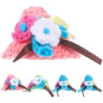 Adorables mini - chapeaux en laine pour maisons de poupes ¿ 5 accessoires colors pour les jeux et ...