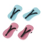 Adorables mini tongs 1:12, 2 paires, kits pour chaussures de poupe