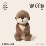 Adorable petite loutre de mer en peluche, poupee mignonne, super douce, petite loutre, poupee reconfortante, ...