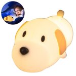 Adorable veilleuse led en forme de chiot pour enfants ¿ lampe tactile en silicone souple avec luminosité ... Adorable veilleuse led en forme de chiot pour enfants ¿ lampe tactile en silicone souple avec luminosité ...