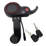 Affichage lcd zq - 100 pour scooter electrique avec instrument de verrouillage, accessoires tableau bord, ...