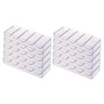 Ages 10 pi�ces jetons de poker acrylique professionnels 100 plateaux a jetons (sans couvercle)