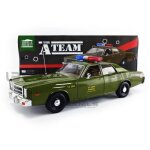 L'agence tous risques - r�plique 1 / 18 m�tal plymouth 1977 fury u. s. army police colonel roderick decker ...