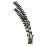 Aiguillage courbe gauche a commande manuelle piccolo n fleischmann 9174 - fleischmann