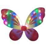 Ailes d'ange clignotantes a led, ailes de papillon lumineuses, dcoration d'halloween, fte d'anniversaire, ...